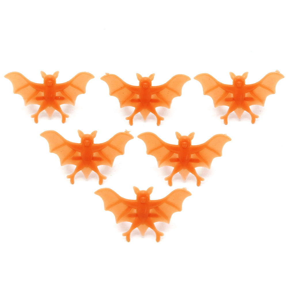Simulation Vampire Black Bat Ring Halloween Toy Set