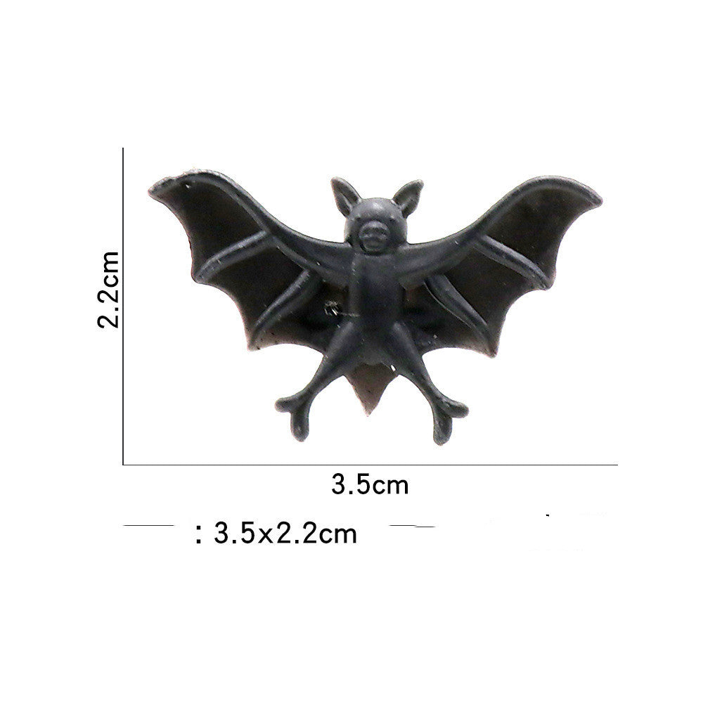 Simulation Vampire Black Bat Ring Halloween Toy Set