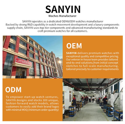 Unique Dome Mechanical Automatic Wandering Watches Bule 41mm