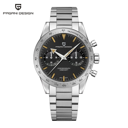PAGANI DESIGN Mens Retro Moon Watches 2023 Top Brand Luxury Quartz Watch For Men Chronograph AR Sapphire Glass Waterproof Sports