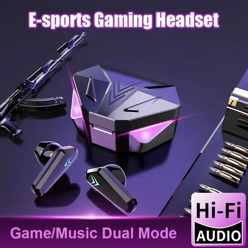 NEW X15 TWS Earphones Bluetooth Wireless Gamer Headphones Earbuds