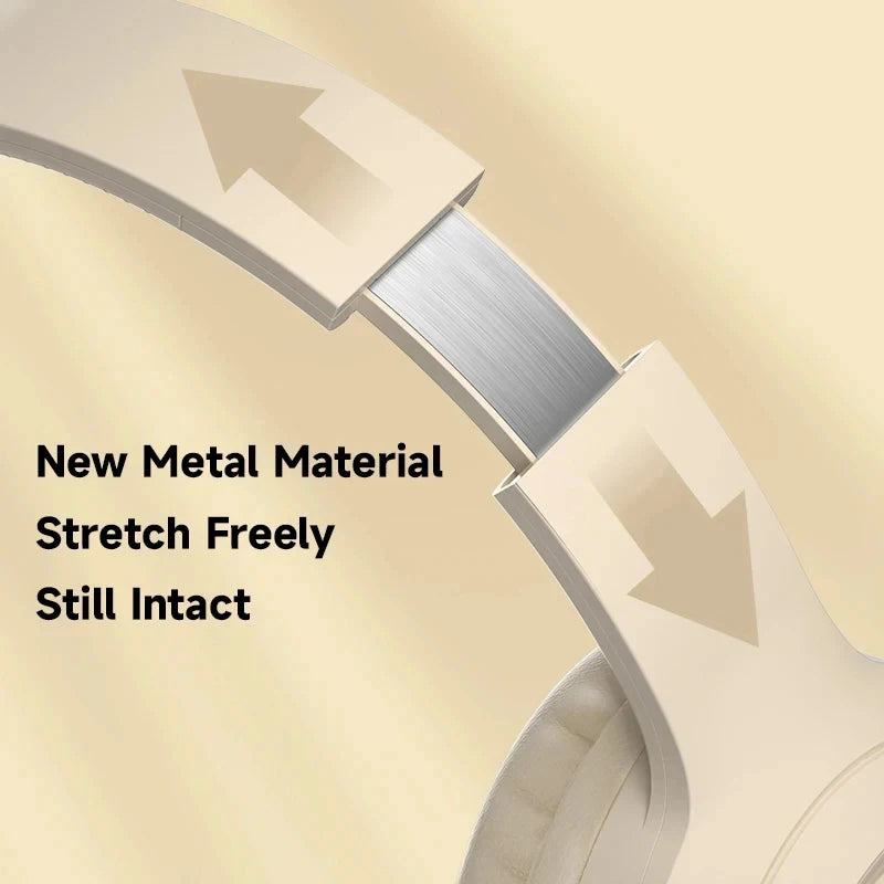 Wireless Headphones Bluetooth 5.3 Headset Head Mounted Noise