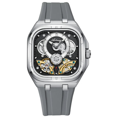 Automatic Mechanical Waterproof Luxury Man Watch Rubber Strap Men's Watches