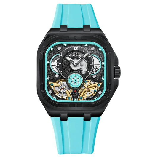 Automatic Mechanical Waterproof Luxury Man Watch Rubber Strap Men's Watches