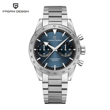 PAGANI DESIGN Mens Retro Moon Watches 2023 Top Brand Luxury Quartz Watch For Men Chronograph AR Sapphire Glass Waterproof Sports