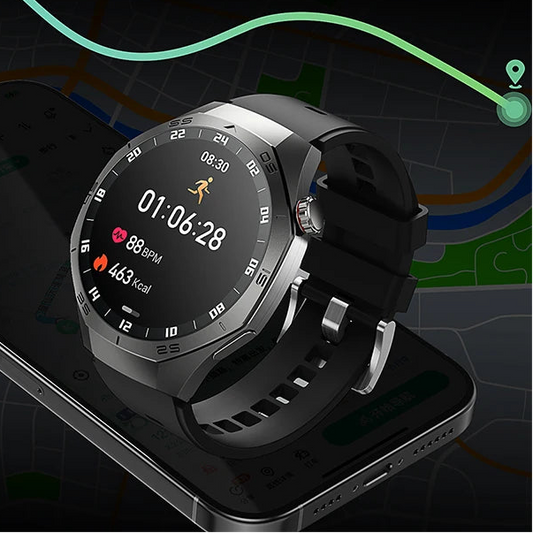 Android and ios Smart Watch Men AMOLED Screen GPS Motion