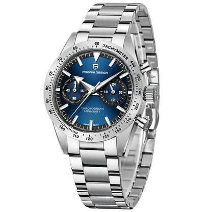 PAGANI DESIGN Mens Retro Moon Watches 2023 Top Brand Luxury Quartz Watch For Men Chronograph AR Sapphire Glass Waterproof Sports