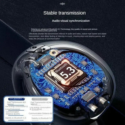 TWS Bluetooth Headset 5.3 Wireless Air Conduction