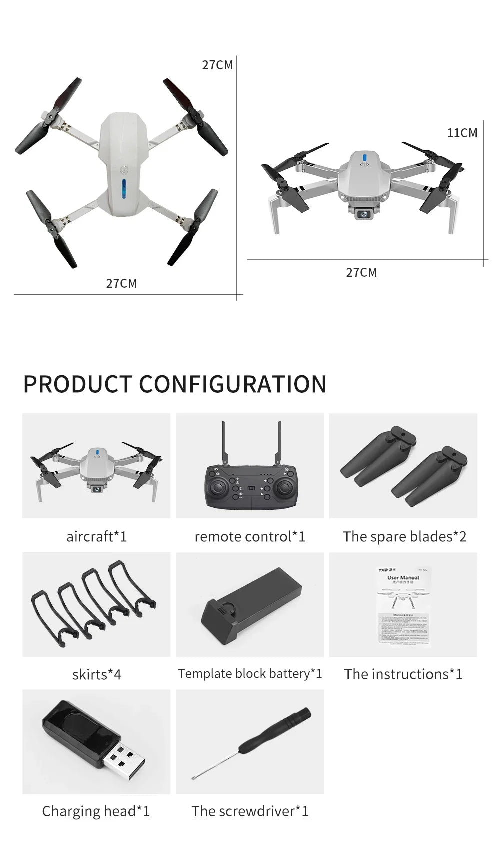 2025 E88 Professional HD 4K RC Drone Wide Angle Camera Foldable Helicopter Quadcopter Aircraft Kid Gift Toys By KBDFA