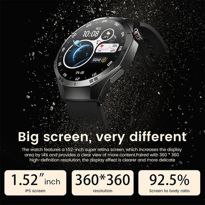 Android and ios Smart Watch Men AMOLED Screen GPS Motion