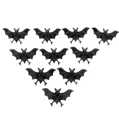 Simulation Vampire Black Bat Ring Halloween Toy Set